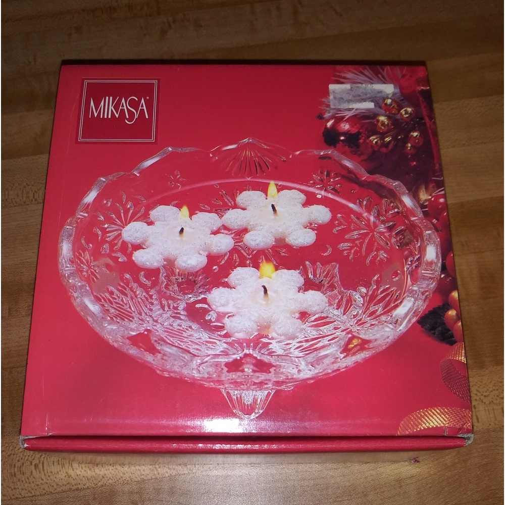 NIB✨MIKASA VINTAGE 🕯️FLOATING 🕯️ CANDLE BOWL